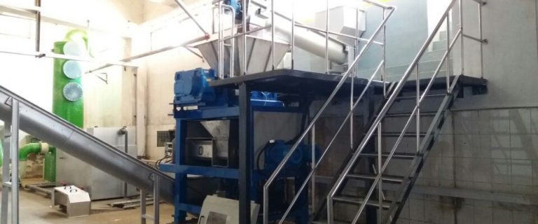 Shredding & Dewatering | Industrial Shredder & Dewatering Screw Press ...