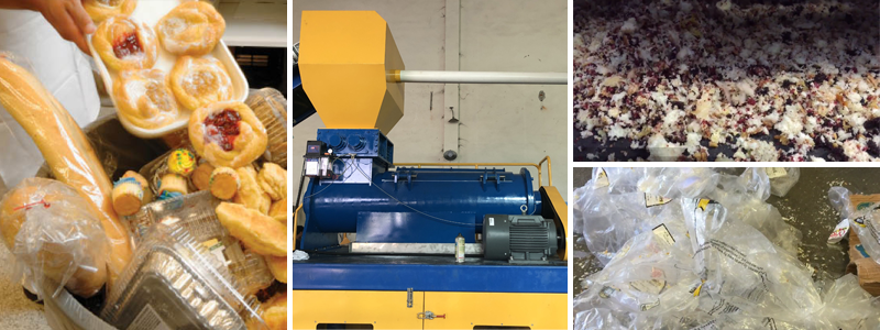 Bakery-Waste-Shredding-And-Grinding-separation