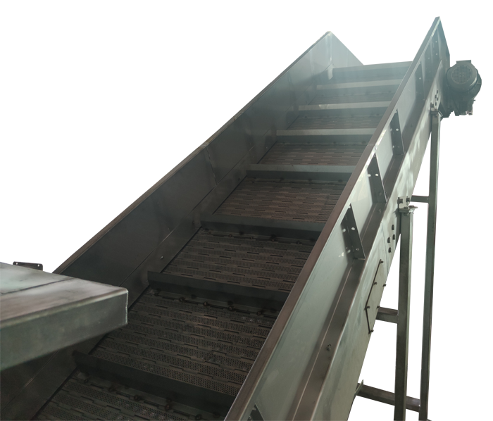 Chain plate conveyor