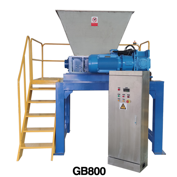 Glass bottle crusher GB800
